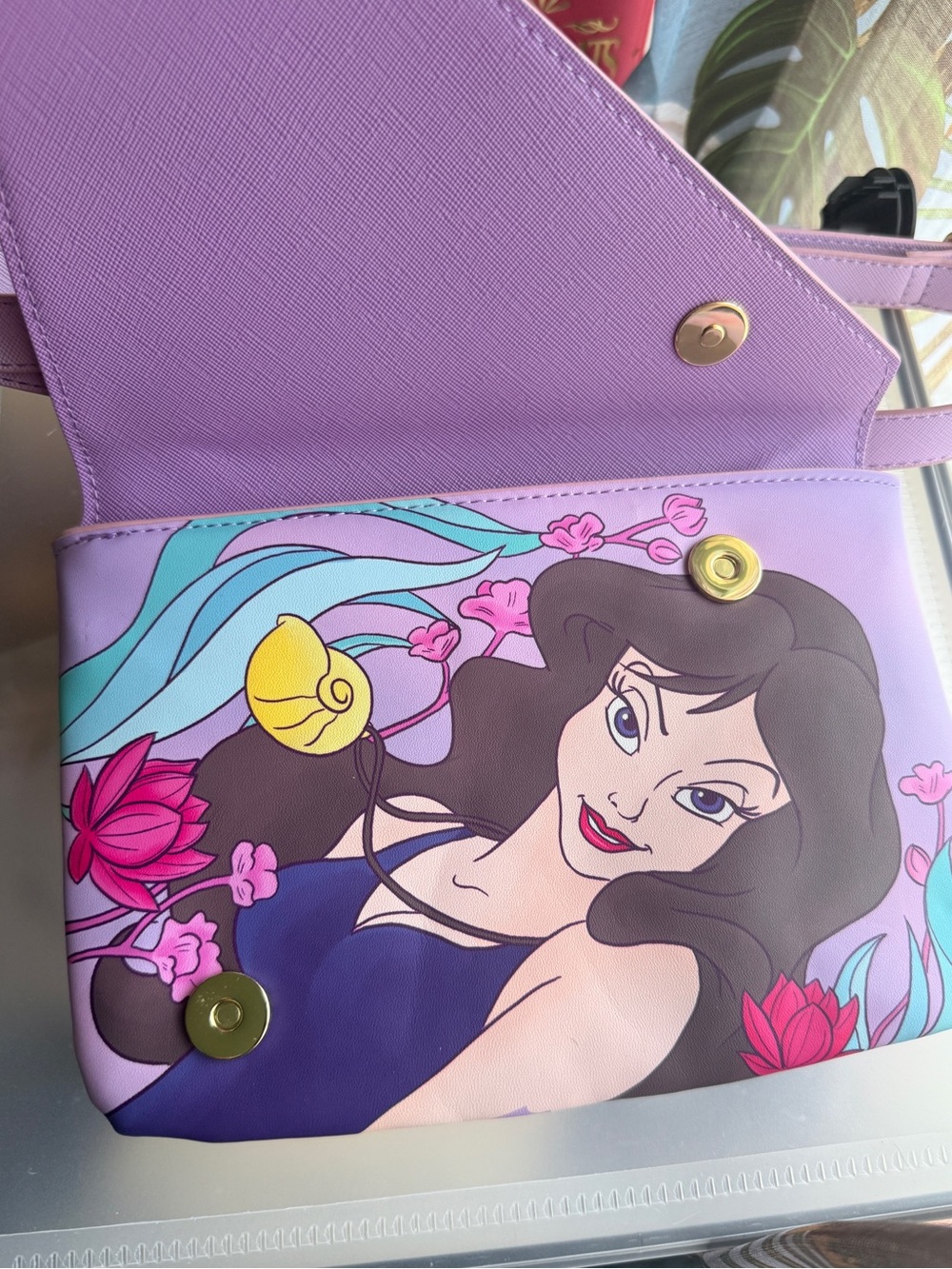 Loungefly Disney Ursula Crossbody Bag - Picture 2 of 10